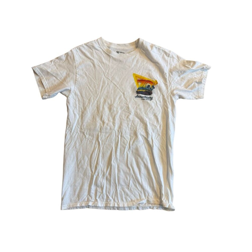 In-N-Out Burger 70th Anniversary White Tee Shirt Pre Shrunk Size Small